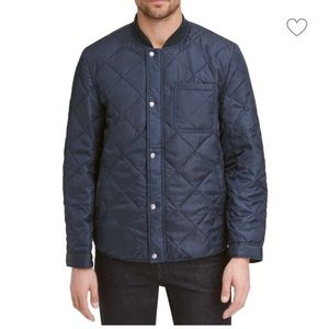Cole Haan Quilted Nylon Bomber Jacket